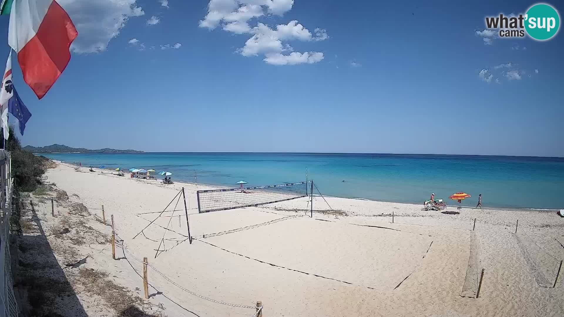 Web kamera Piscina Rei – Pogled uživo iz Costa Rei, Muravera