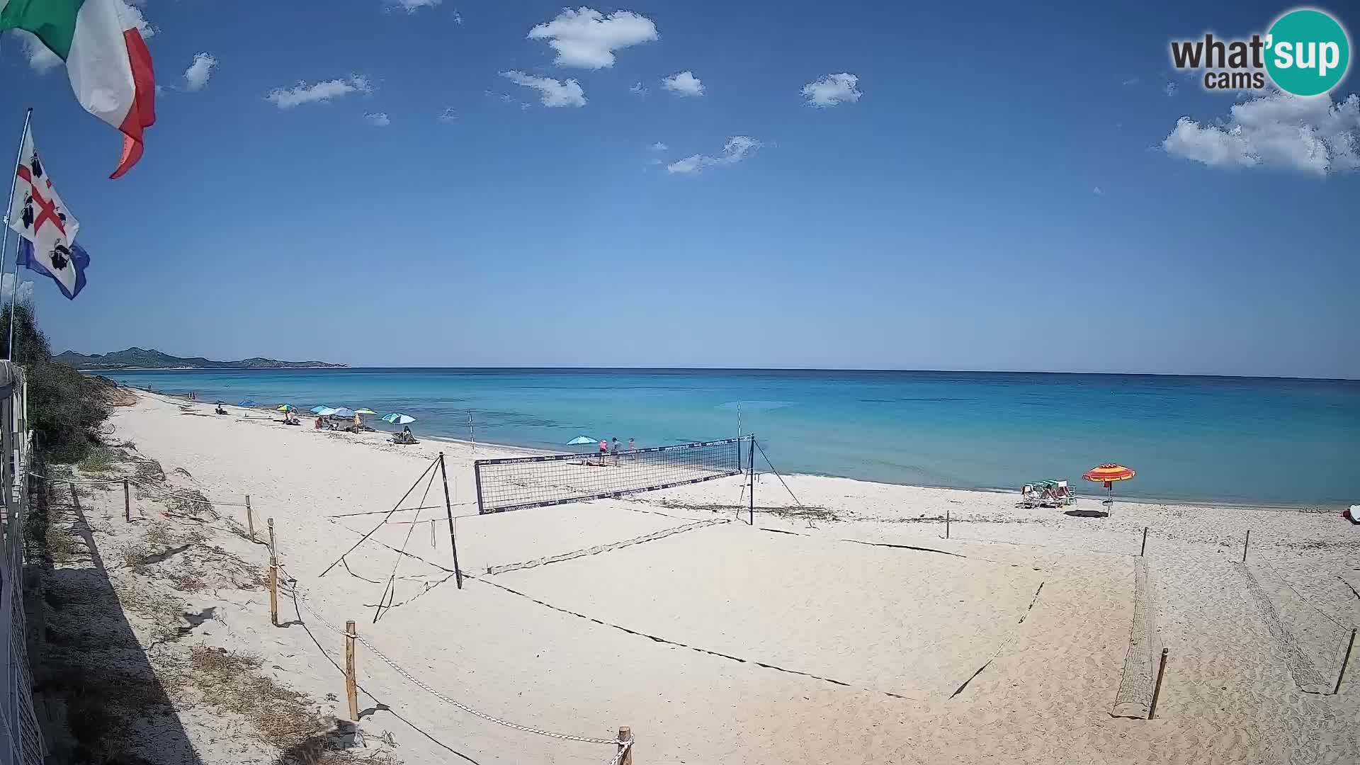 Web kamera Piscina Rei – Pogled uživo iz Costa Rei, Muravera
