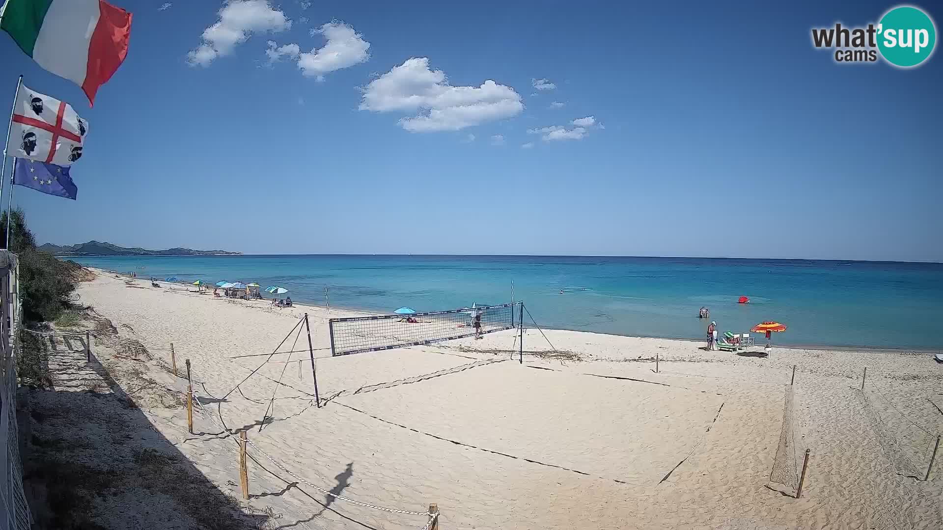 Web kamera Piscina Rei – Pogled uživo iz Costa Rei, Muravera