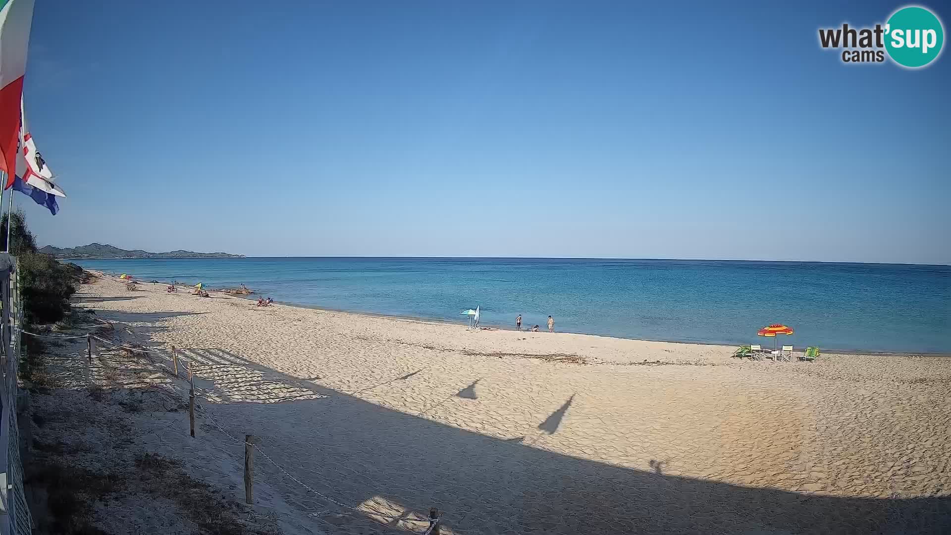 Webcam Piscina Rei – Vue en direct depuis Costa Rei, Muravera