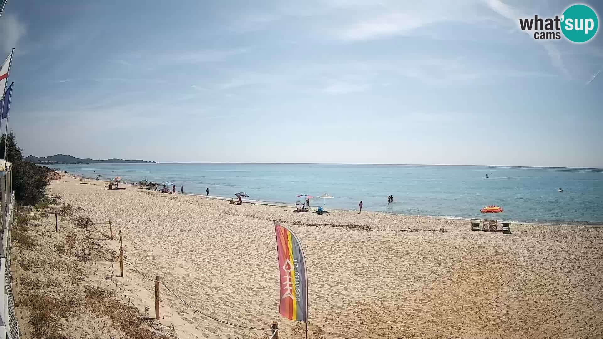 Web kamera Piscina Rei – Pogled uživo iz Costa Rei, Muravera