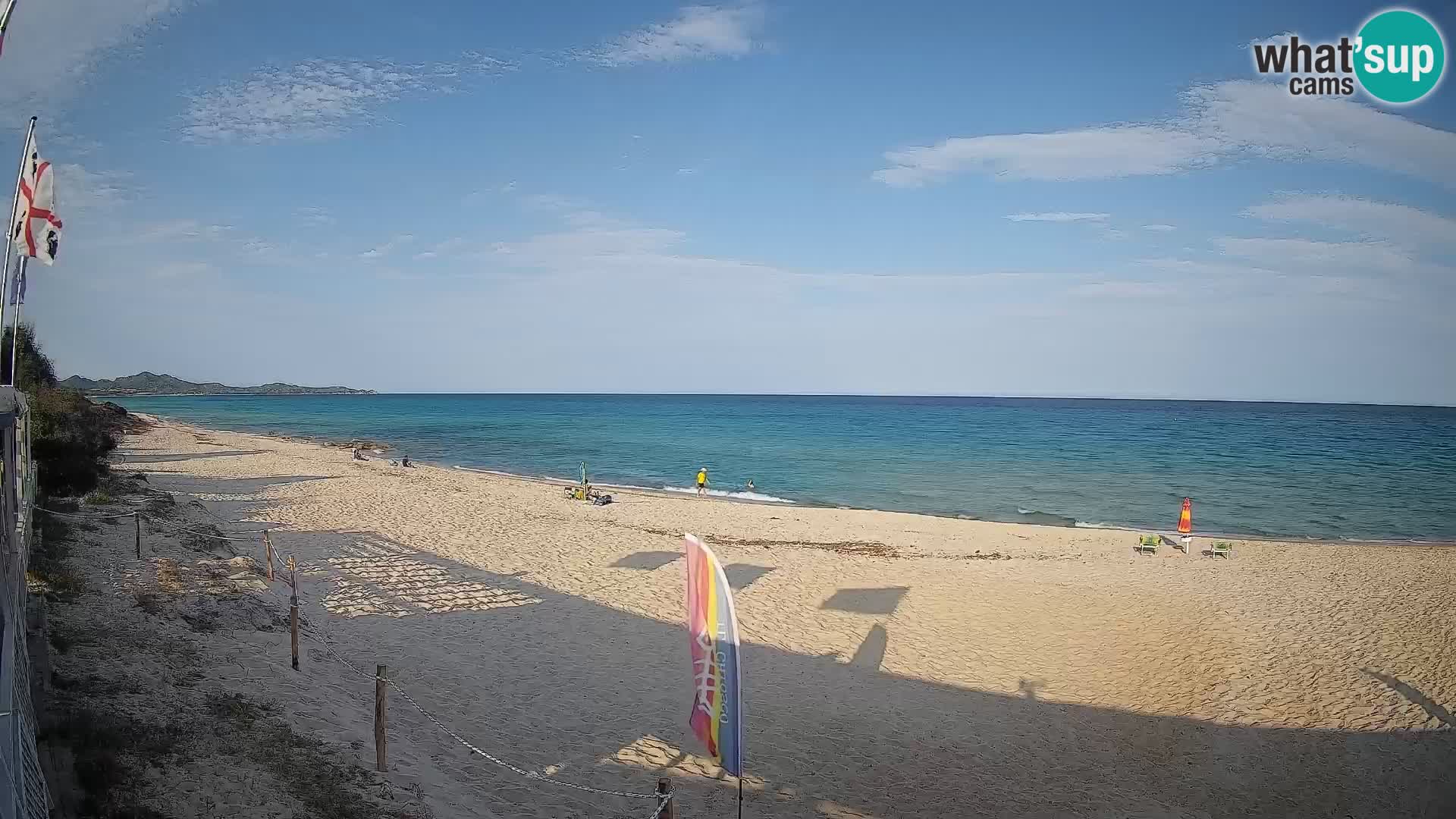 Webcam Piscina Rei – Vista live da Costa Rei, Muravera