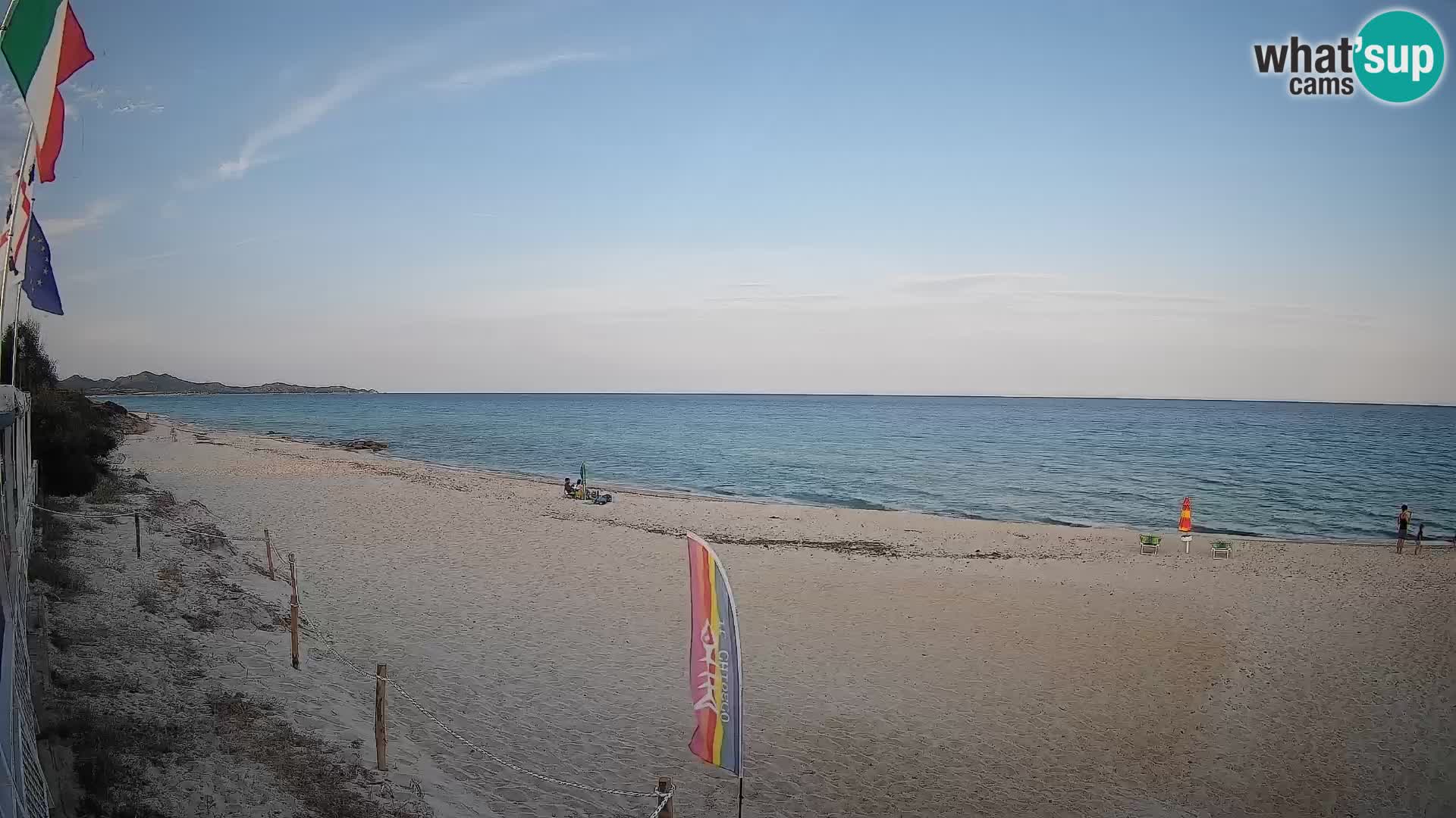 Webcam Piscina Rei – Vista live da Costa Rei, Muravera