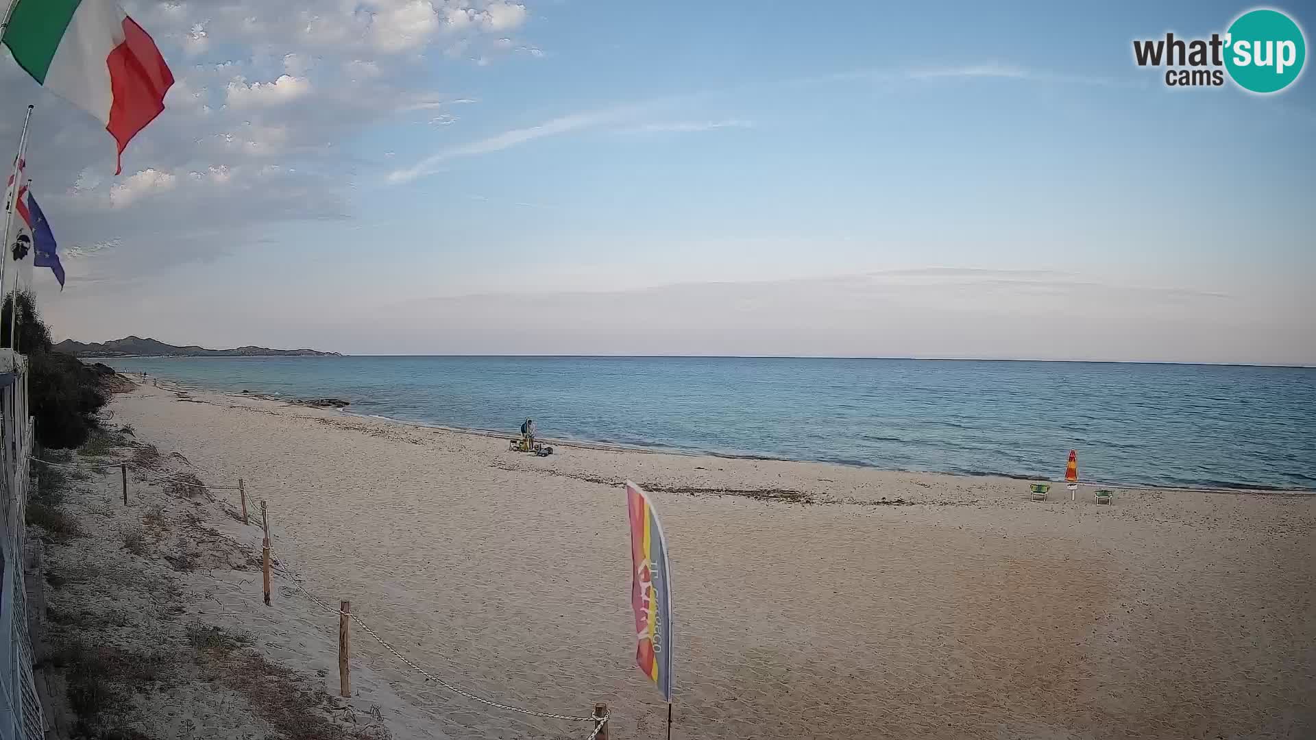 Webcam Piscina Rei – Vista live da Costa Rei, Muravera