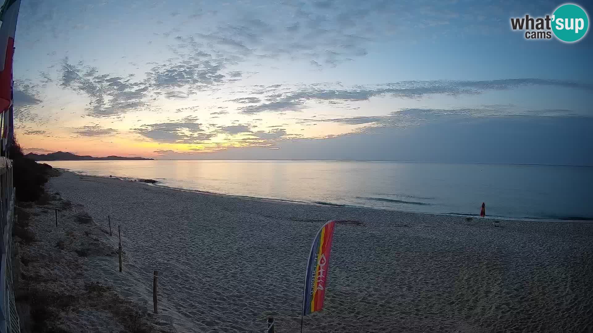 Webcam Piscina Rei – Vista live da Costa Rei, Muravera