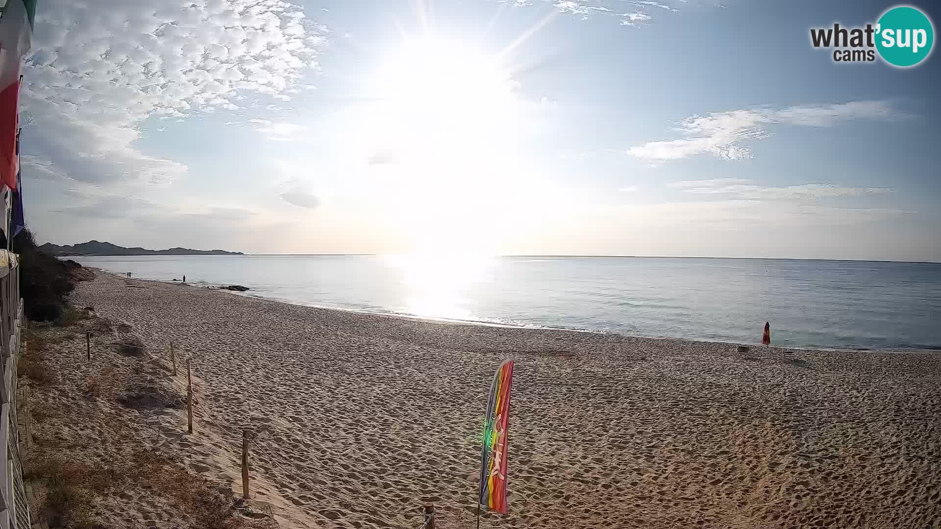 Webcam Piscina Rei – Vista live da Costa Rei, Muravera