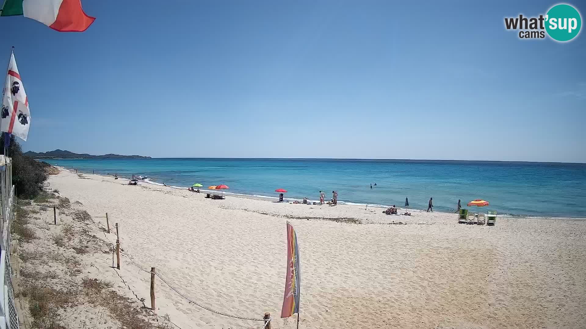 Webcam Piscina Rei – Vista en directo desde Costa Rei, Muravera