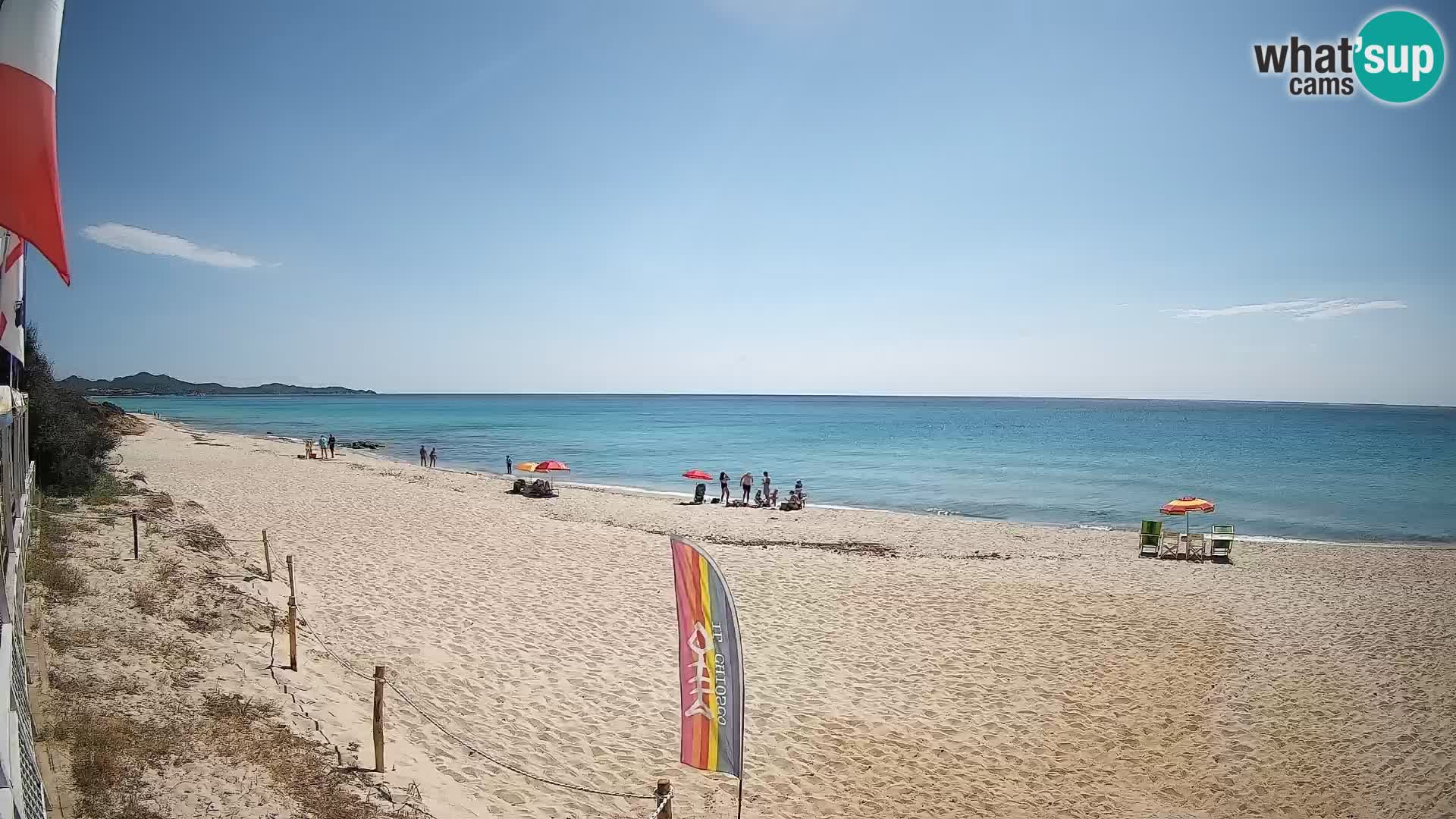 Webcam Piscina Rei – Vista live da Costa Rei, Muravera