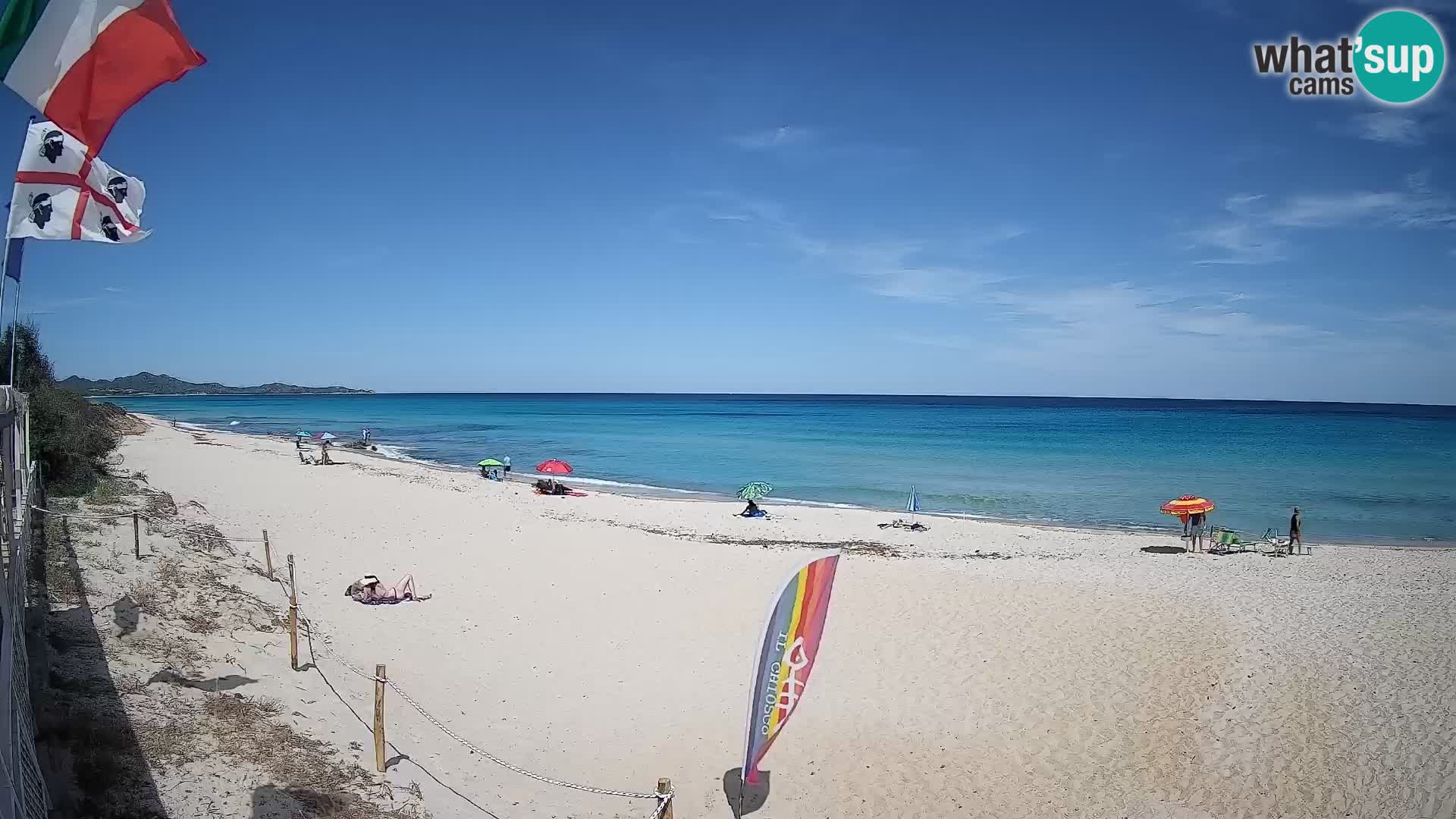 Spletna kamera Piscina Rei – Pogled v živo iz Costa Rei, Muravera