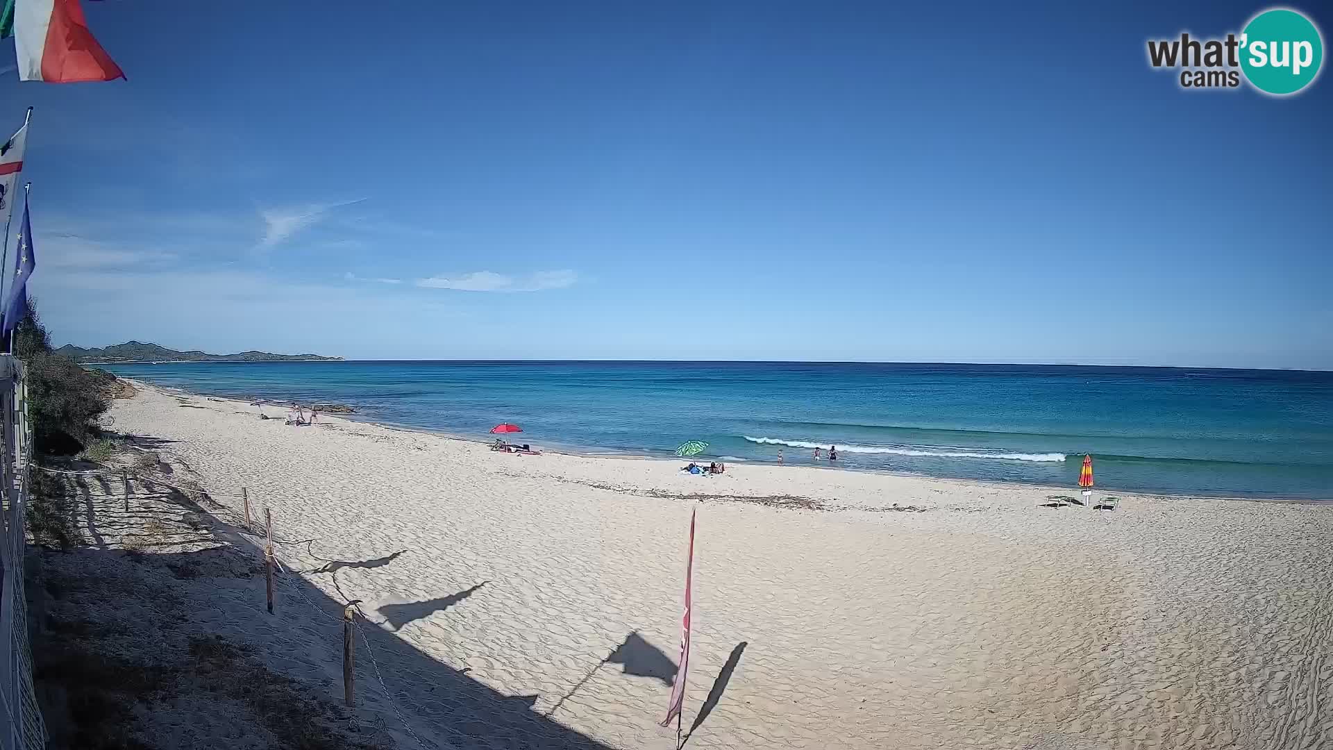 Webcam Piscina Rei – Vista en directo desde Costa Rei, Muravera