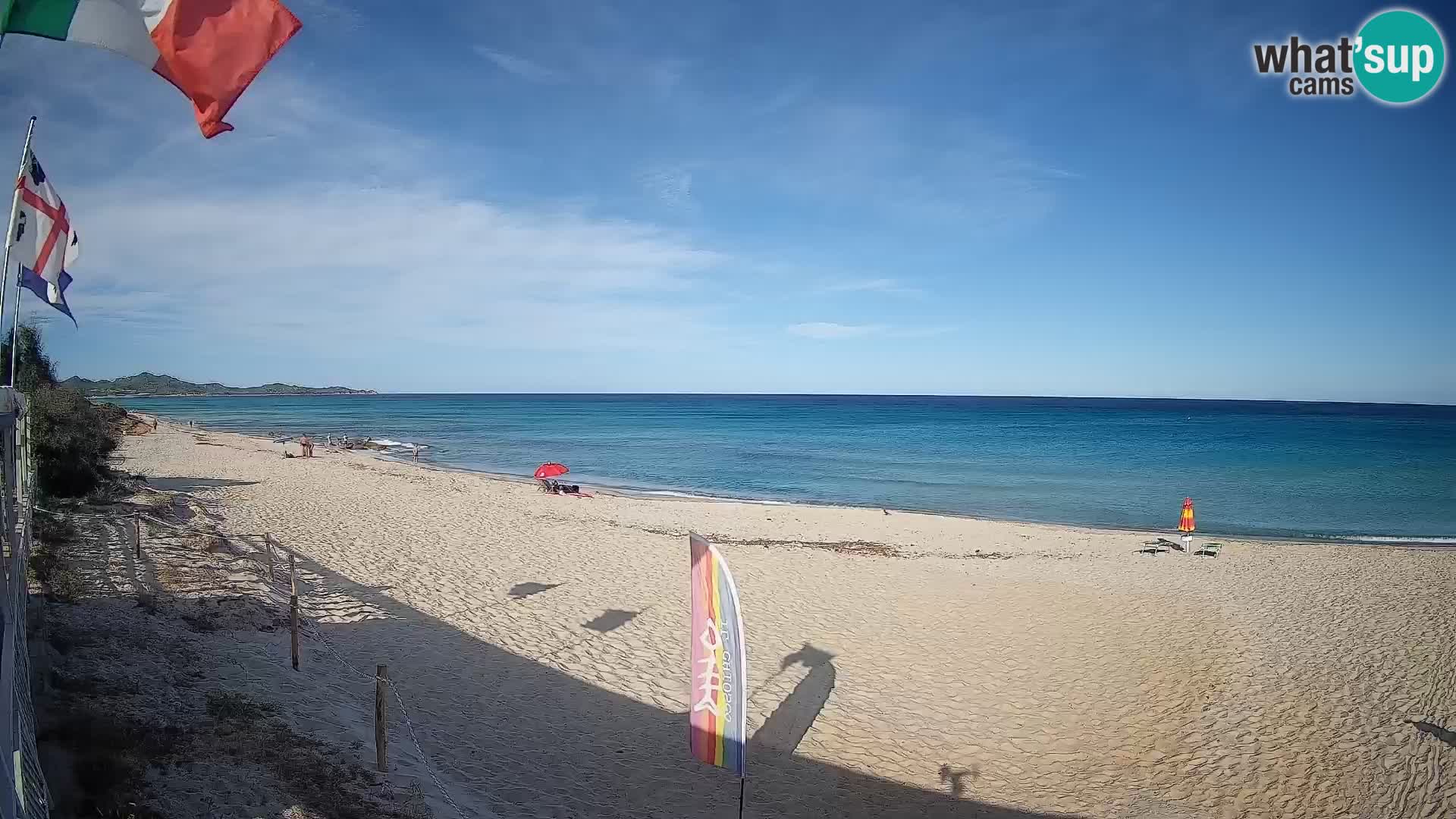 Webcam Piscina Rei – Vista live da Costa Rei, Muravera