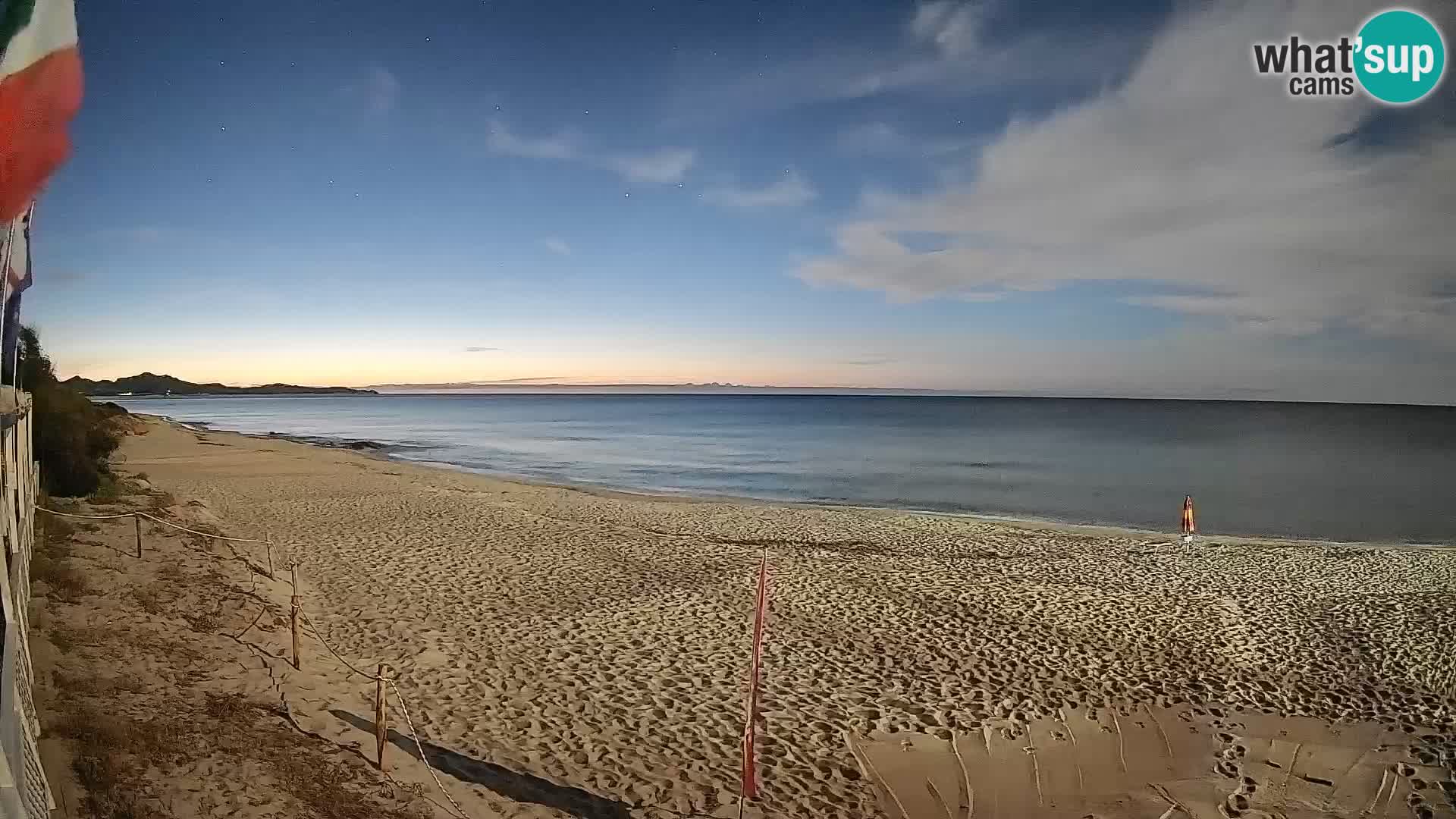 Webcam Piscina Rei – Vista live da Costa Rei, Muravera