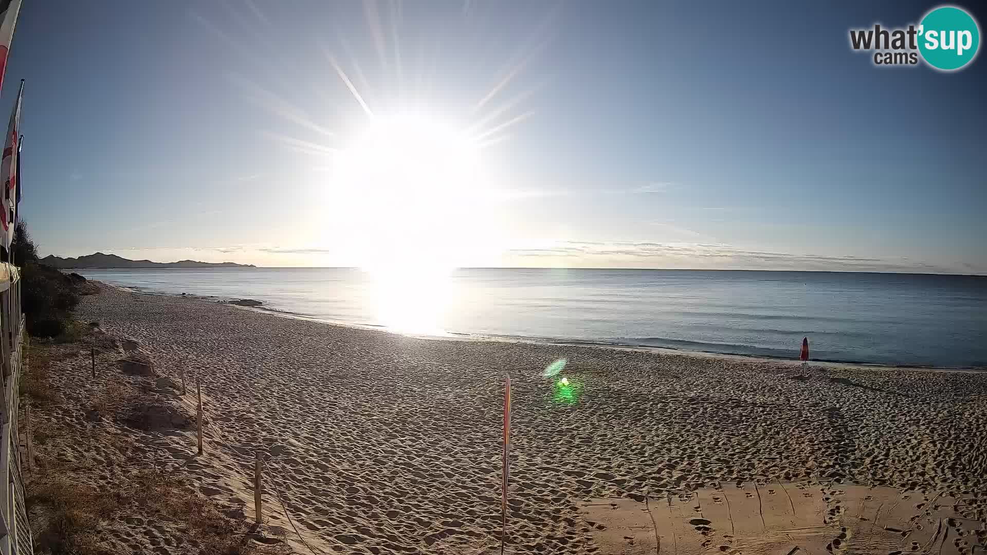 Webcam Piscina Rei – Vue en direct depuis Costa Rei, Muravera