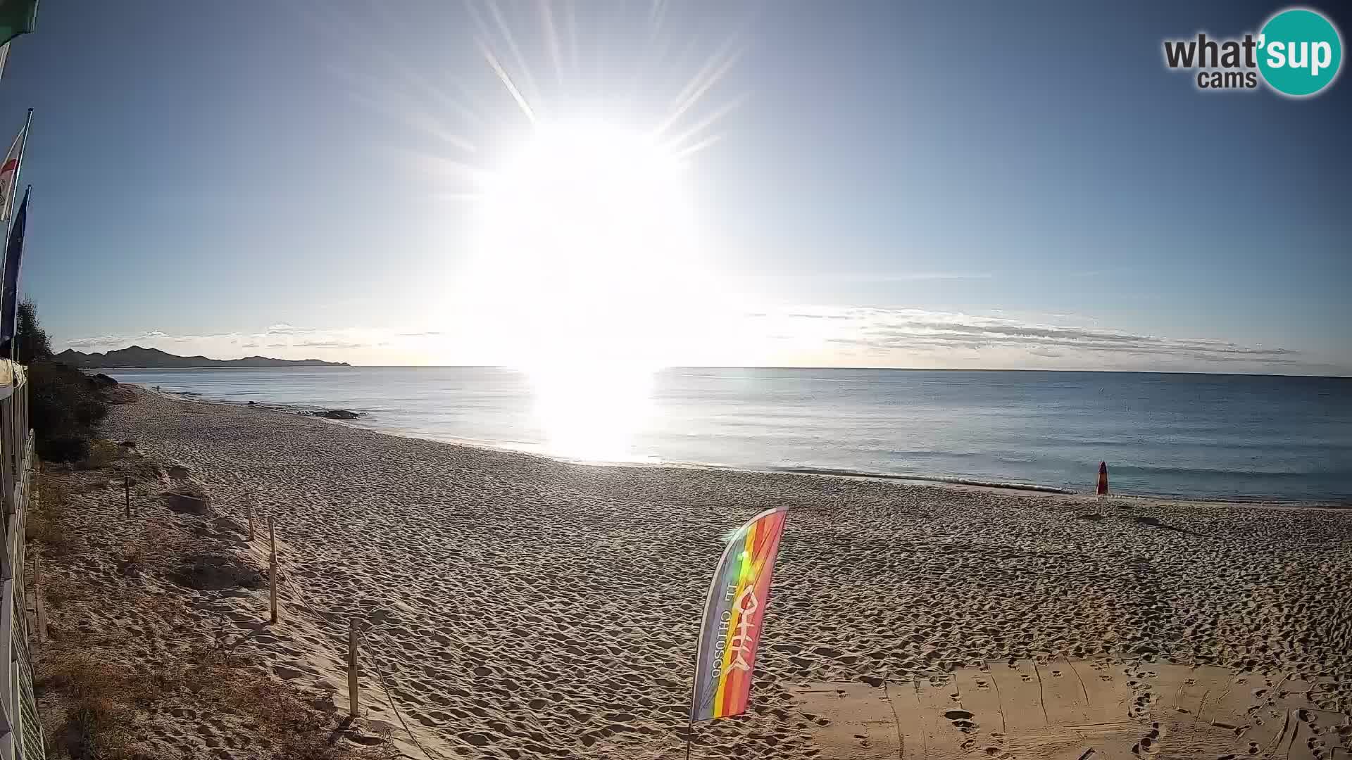 Webcam Piscina Rei – Vista live da Costa Rei, Muravera