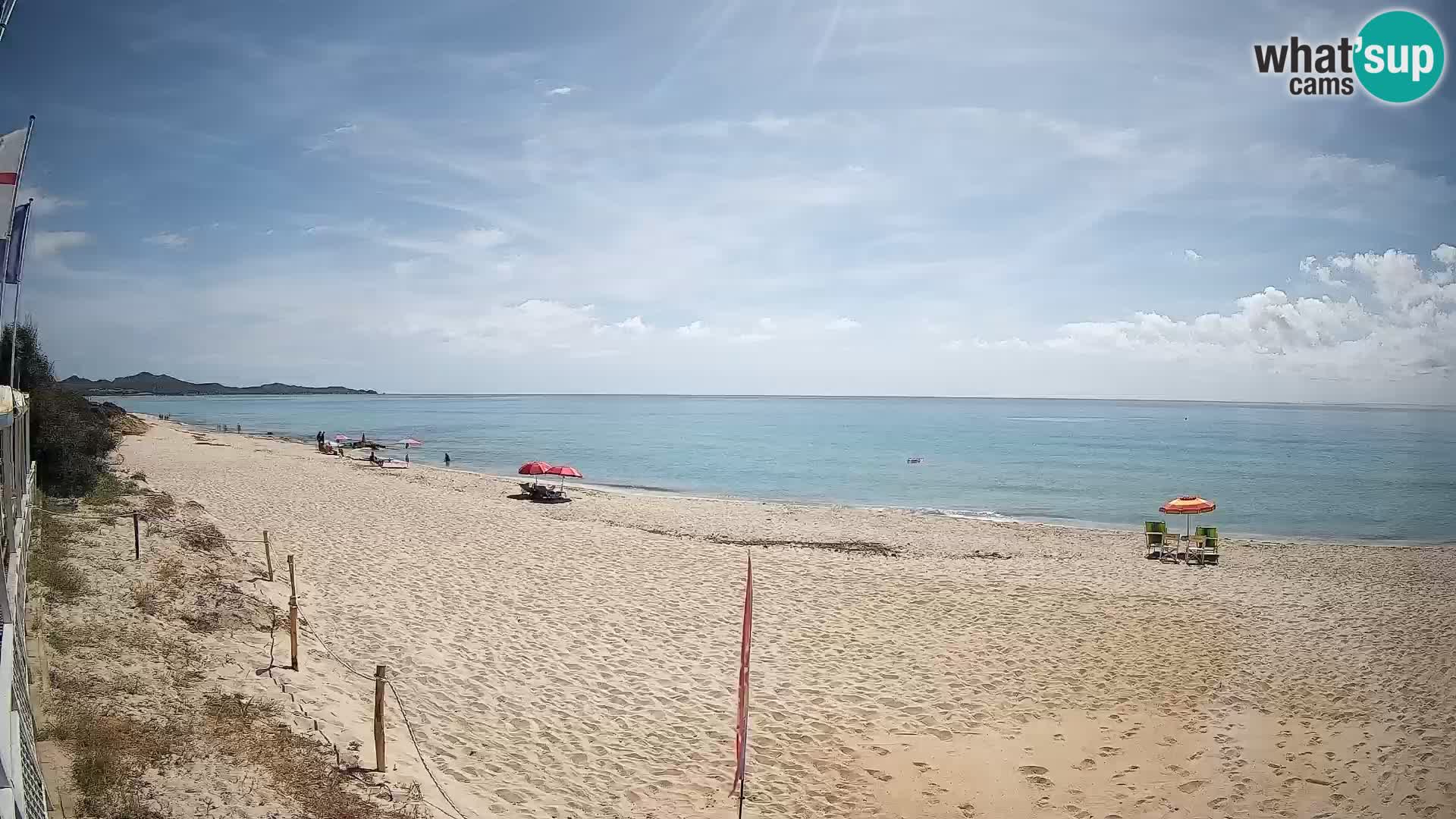 Webcam Piscina Rei – Vista live da Costa Rei, Muravera