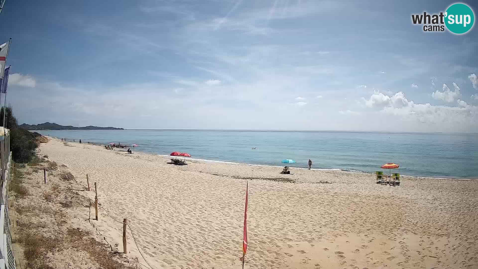 Spletna kamera Piscina Rei – Pogled v živo iz Costa Rei, Muravera