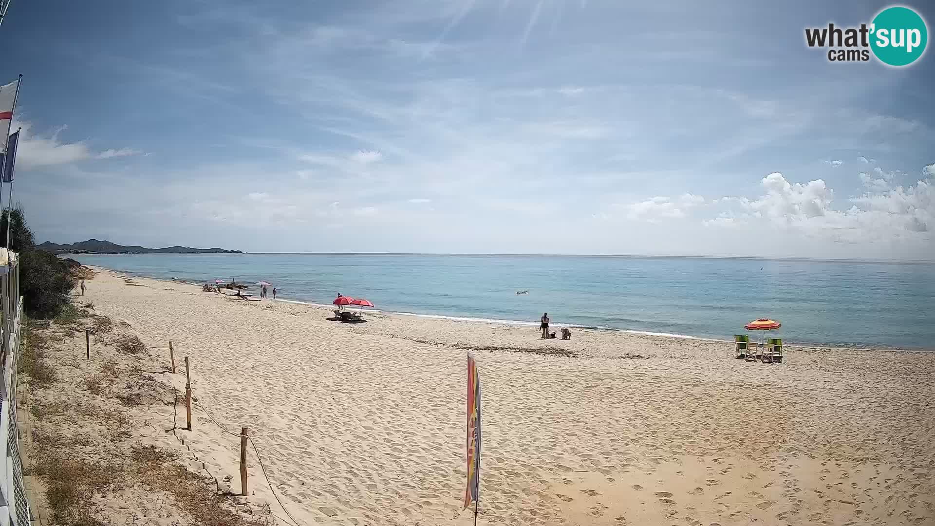 Webcam Piscina Rei – Vista live da Costa Rei, Muravera