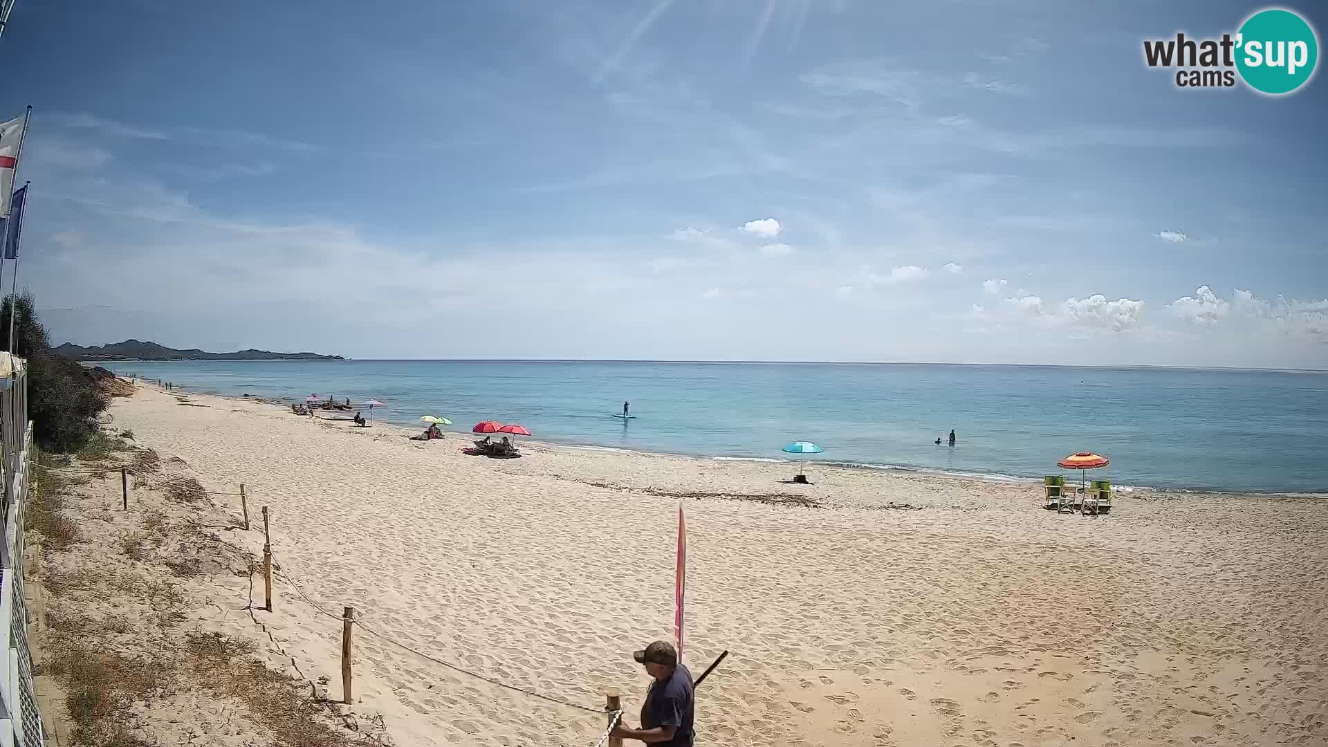 Webcam Piscina Rei – Vista en directo desde Costa Rei, Muravera