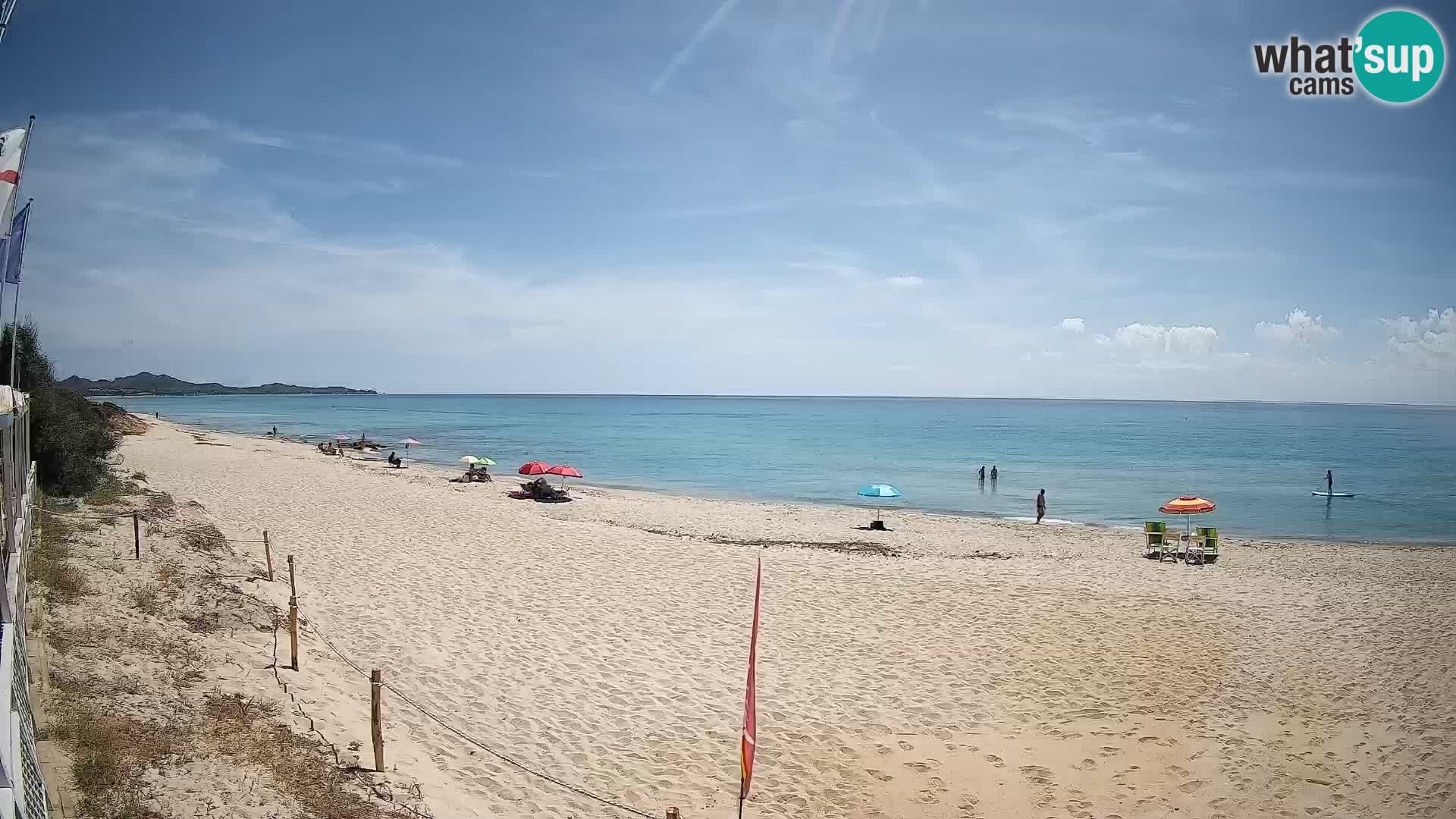 Web kamera Piscina Rei – Pogled uživo iz Costa Rei, Muravera