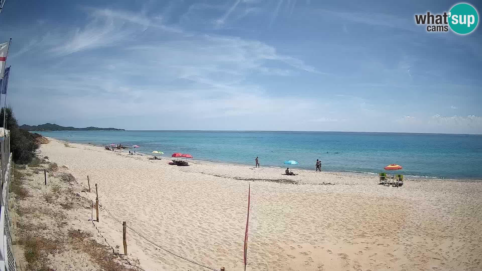 Webcam Piscina Rei – Vista en directo desde Costa Rei, Muravera