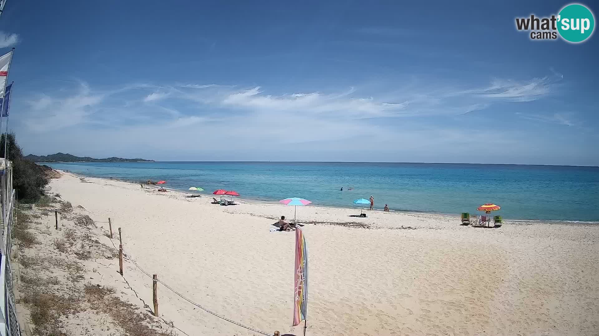 Webcam Piscina Rei – Vue en direct depuis Costa Rei, Muravera