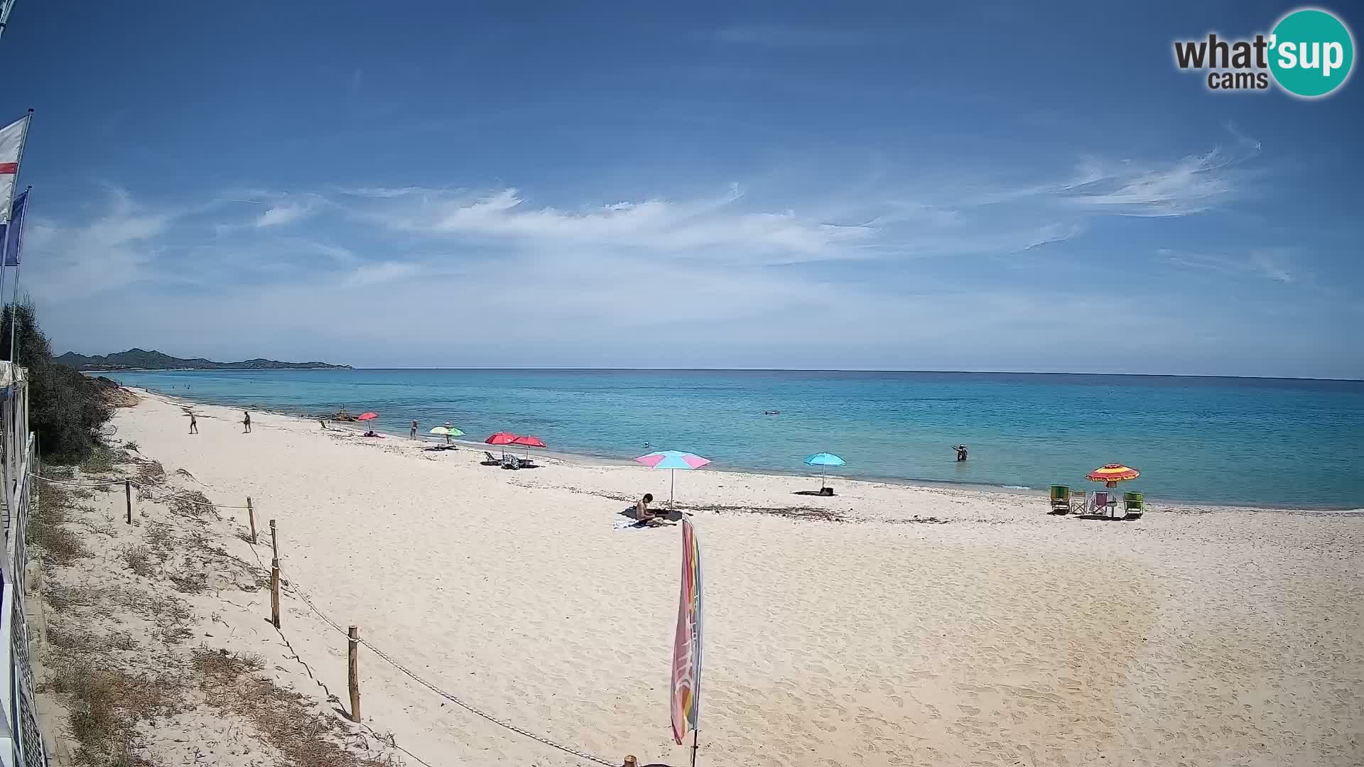 Webcam Piscina Rei – Vue en direct depuis Costa Rei, Muravera