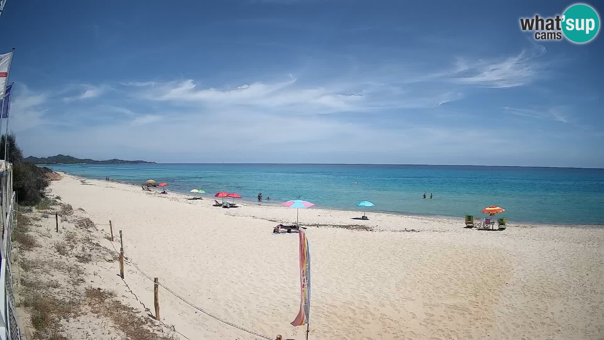 Spletna kamera Piscina Rei – Pogled v živo iz Costa Rei, Muravera