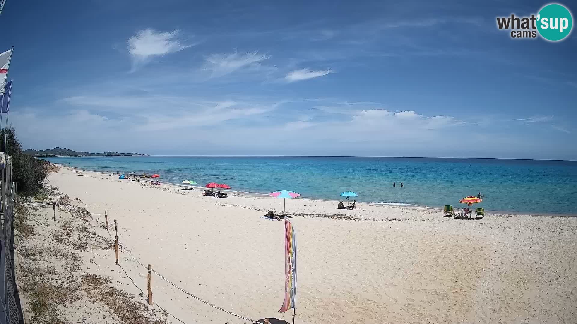 Webcam Piscina Rei – Vista en directo desde Costa Rei, Muravera