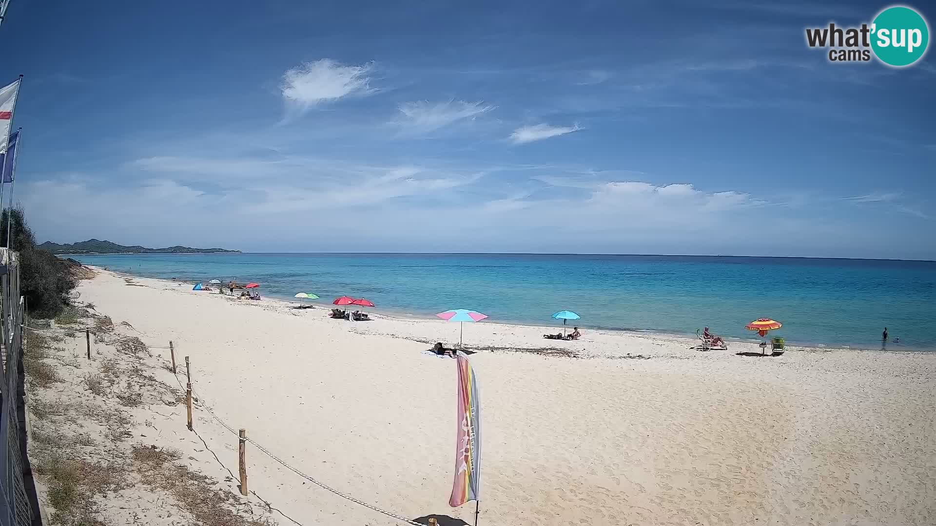 Webcam Piscina Rei – Vista live da Costa Rei, Muravera