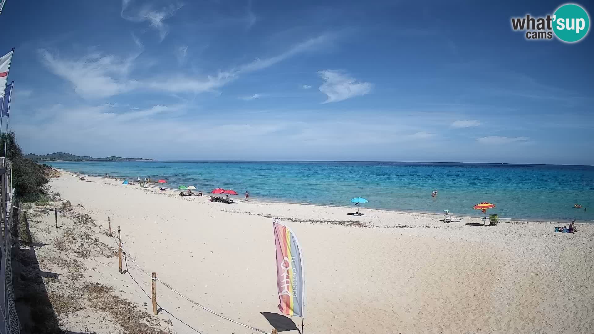 Web kamera Piscina Rei – Pogled uživo iz Costa Rei, Muravera