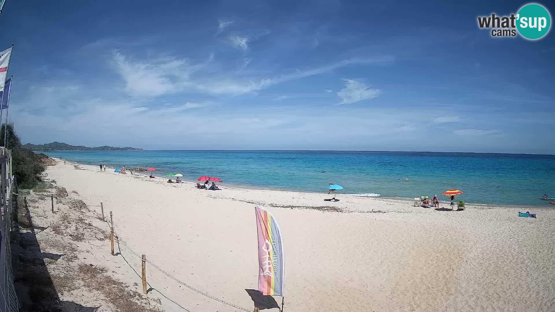 Webcam Piscina Rei – Vue en direct depuis Costa Rei, Muravera