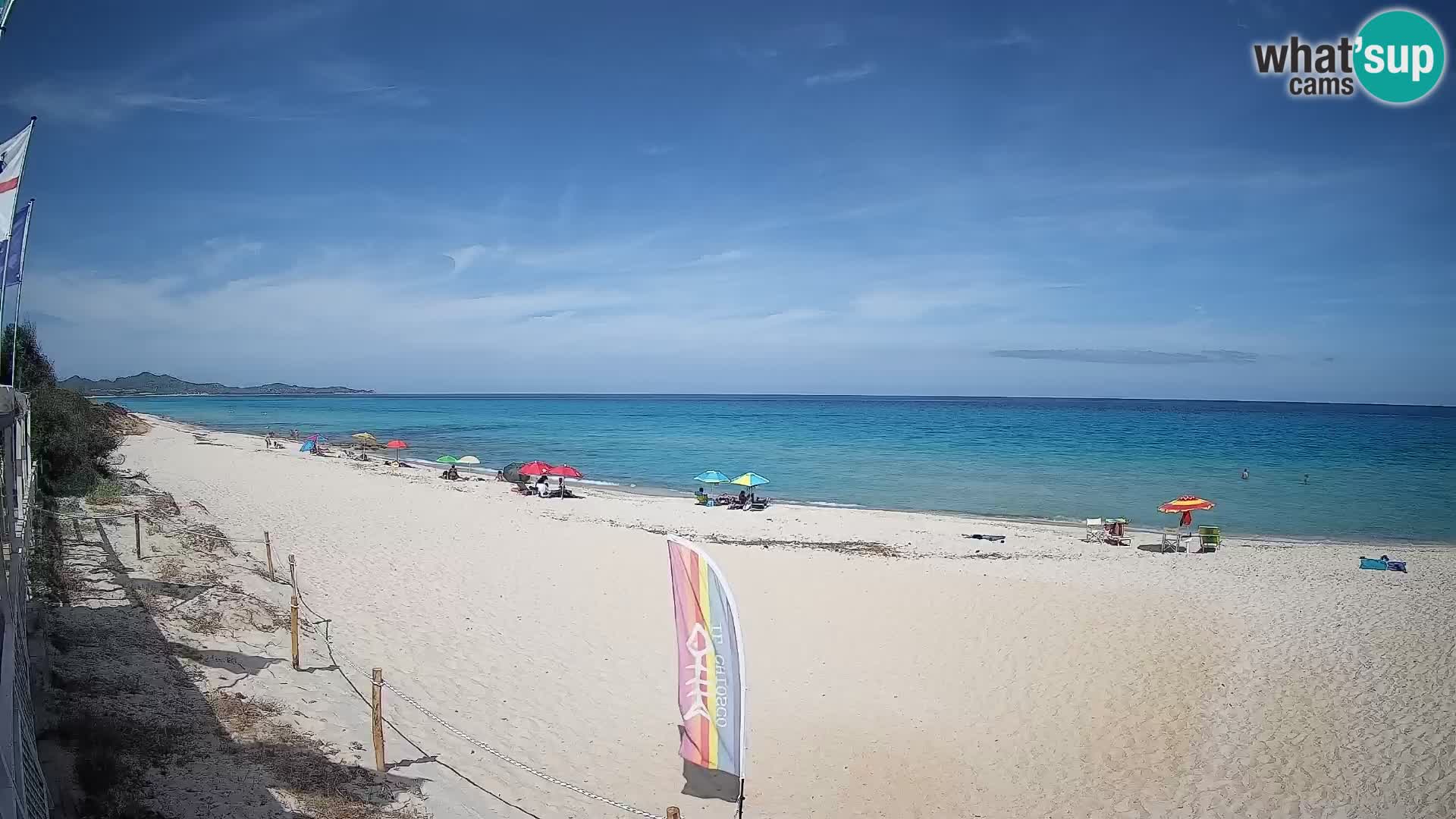 Webcam Piscina Rei – Vista en directo desde Costa Rei, Muravera