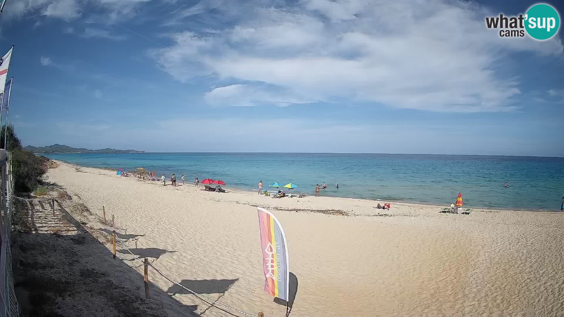 Webcam Piscina Rei – Vista en directo desde Costa Rei, Muravera