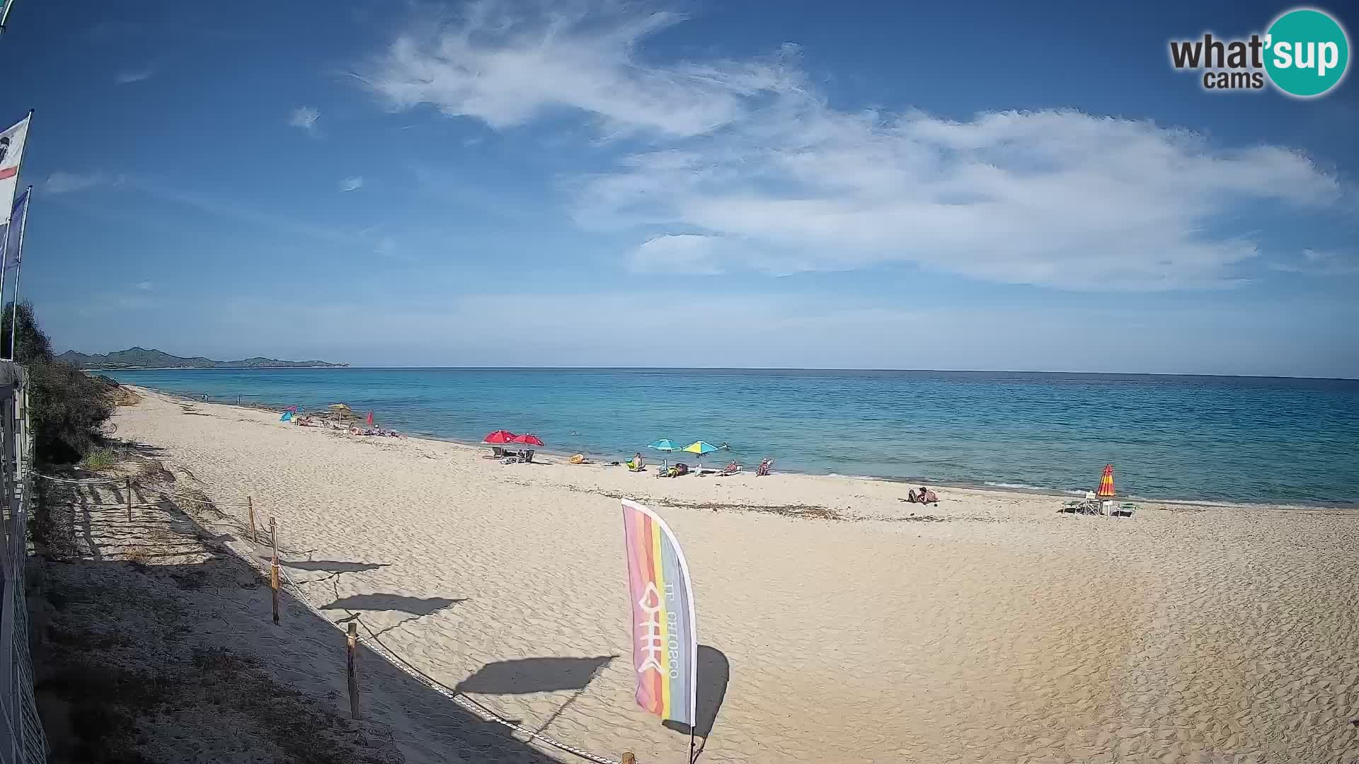 Webcam Piscina Rei – Vista en directo desde Costa Rei, Muravera