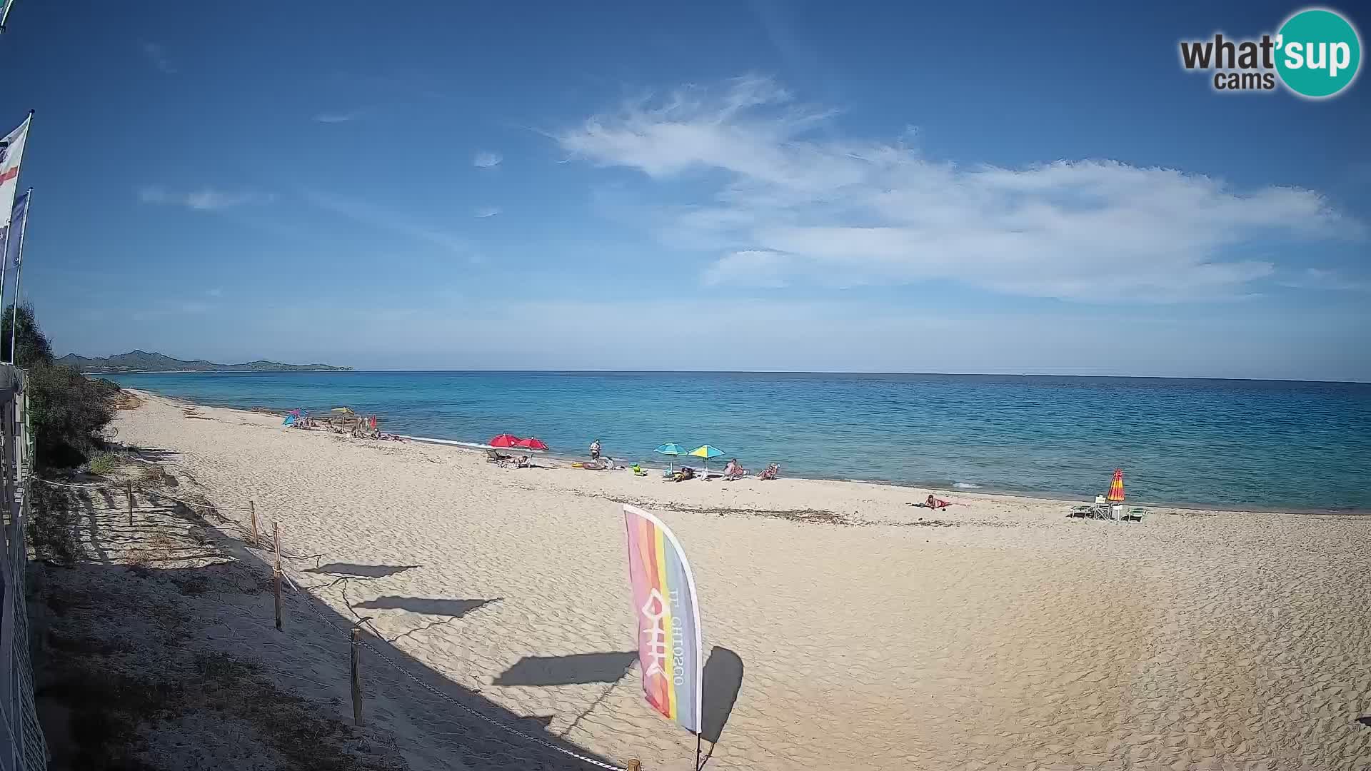 Webcam Piscina Rei – Vue en direct depuis Costa Rei, Muravera