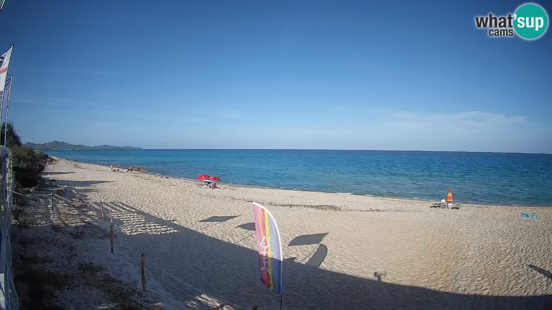 Webcam Piscina Rei – Vista en directo desde Costa Rei, Muravera