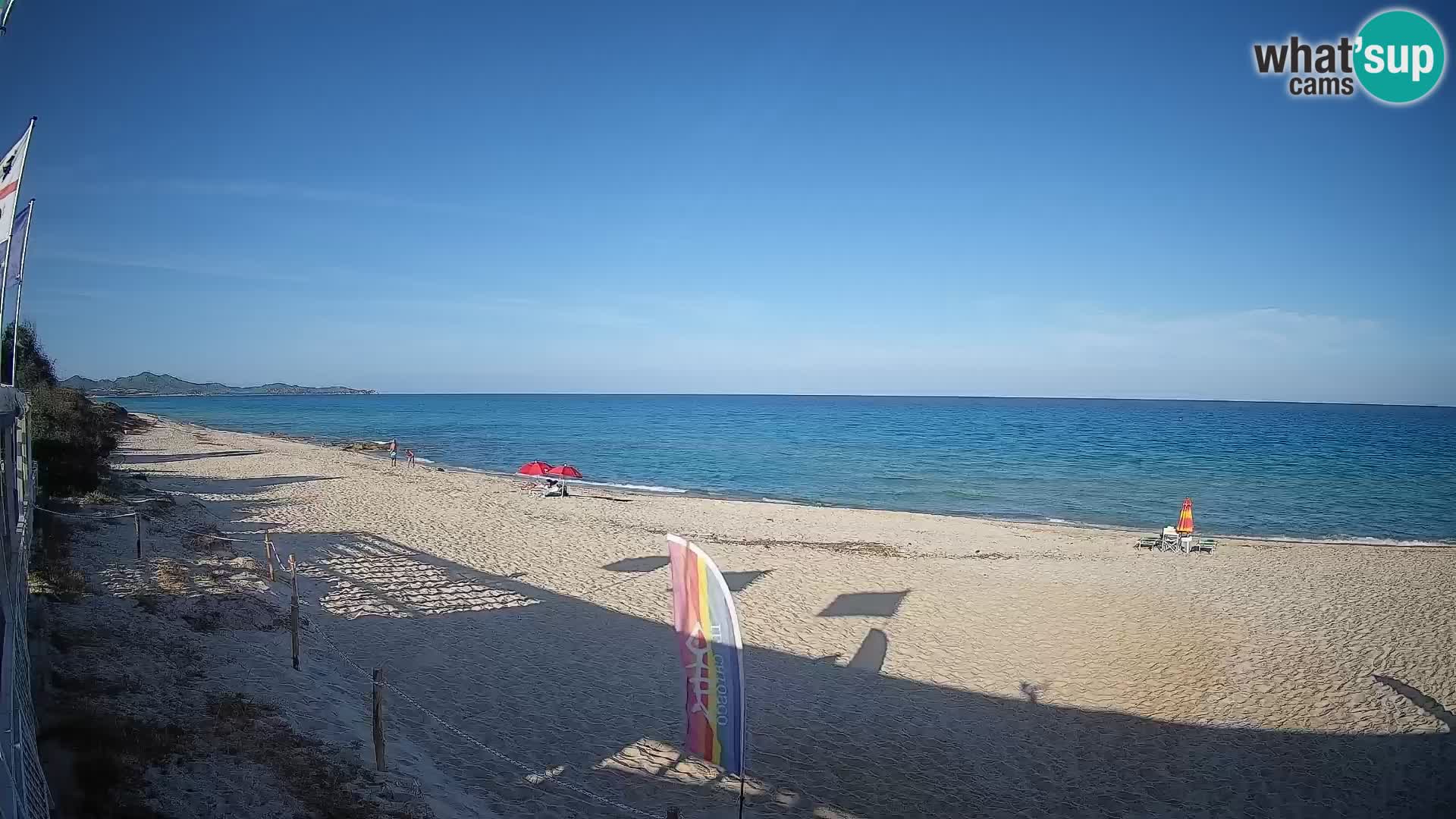 Webcam Piscina Rei – Vista en directo desde Costa Rei, Muravera