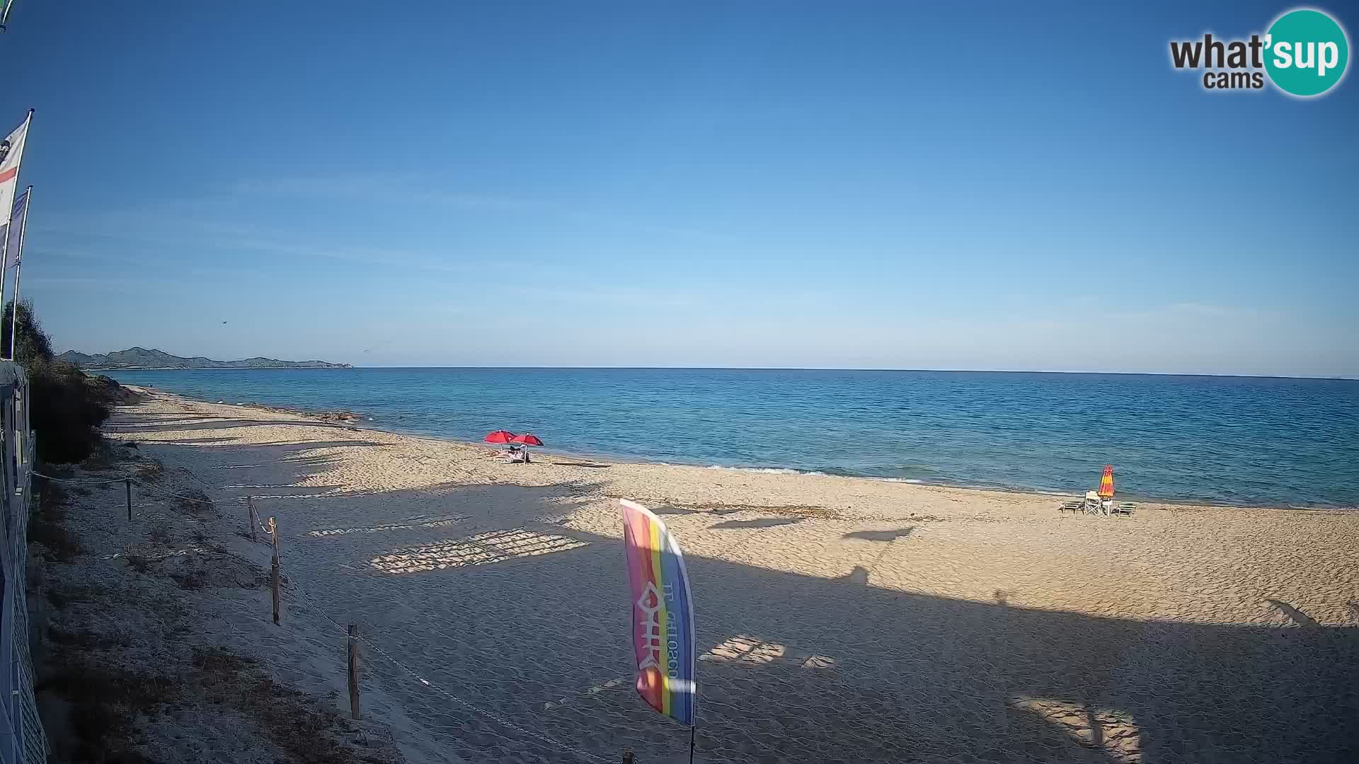 Webcam Piscina Rei – Vista en directo desde Costa Rei, Muravera
