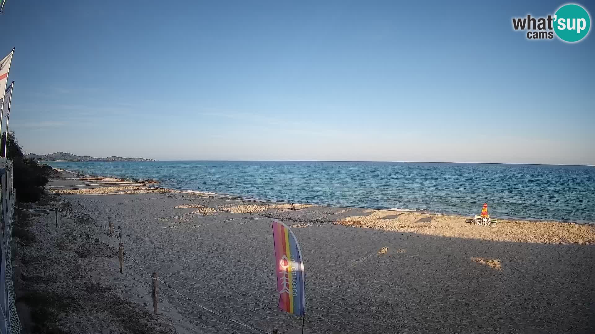 Webcam Piscina Rei – Vista live da Costa Rei, Muravera