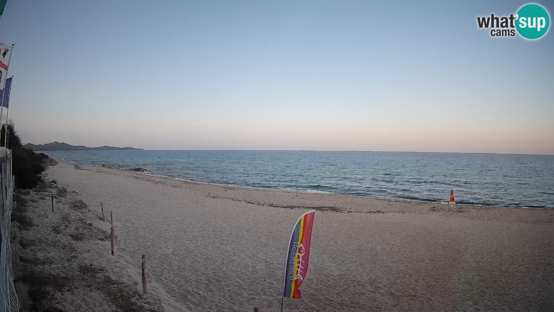 Webcam Piscina Rei – Vista live da Costa Rei, Muravera