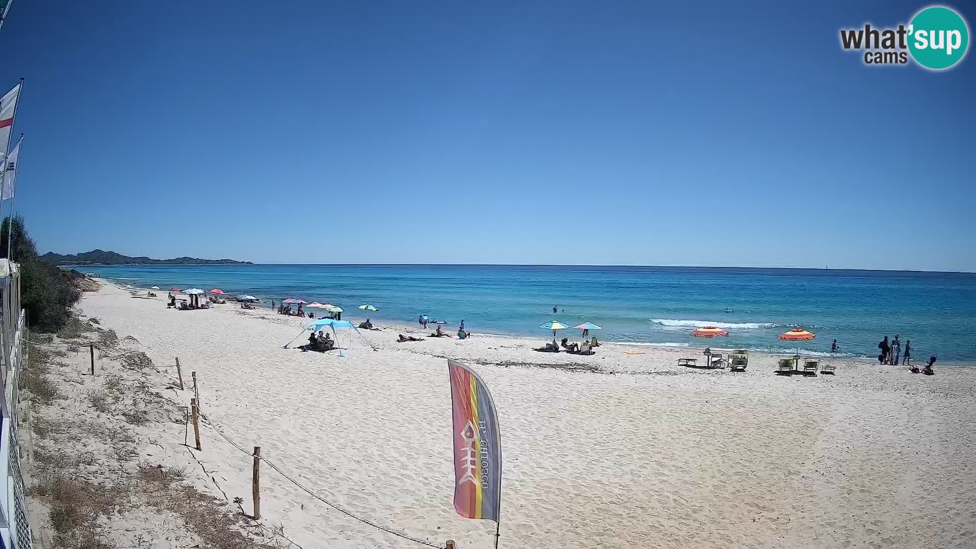 Webcam Piscina Rei – Vista en directo desde Costa Rei, Muravera