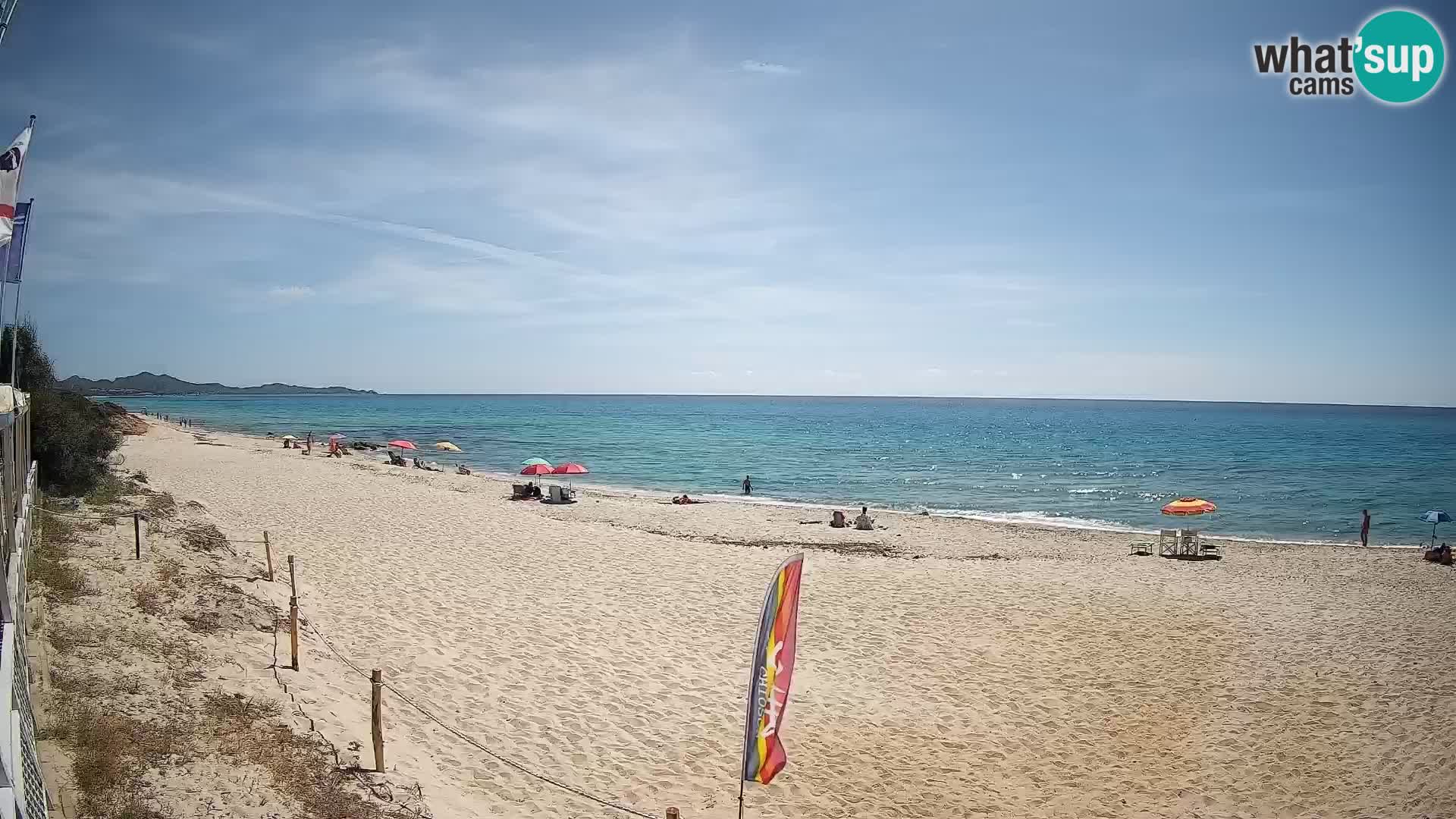 Spletna kamera Piscina Rei – Pogled v živo iz Costa Rei, Muravera