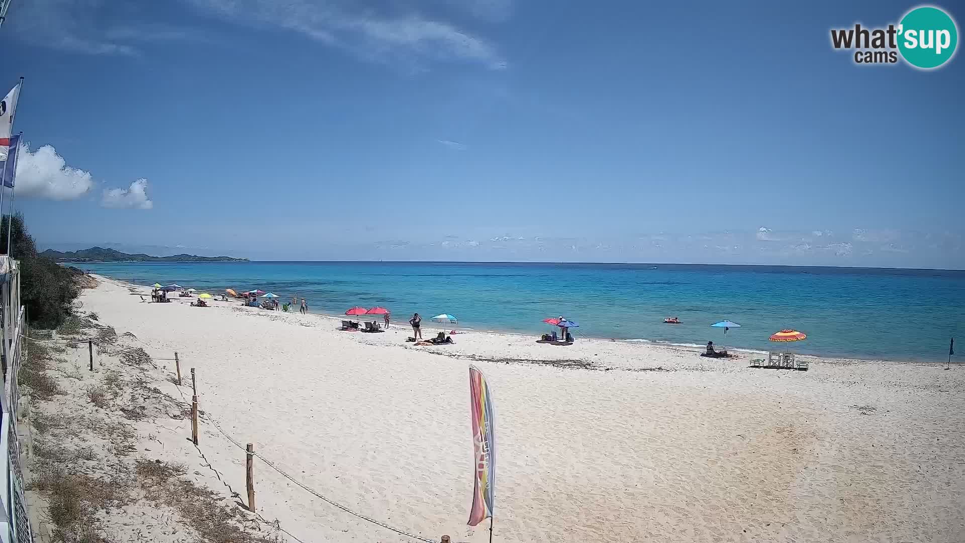 Webcam Piscina Rei – Vista live da Costa Rei, Muravera