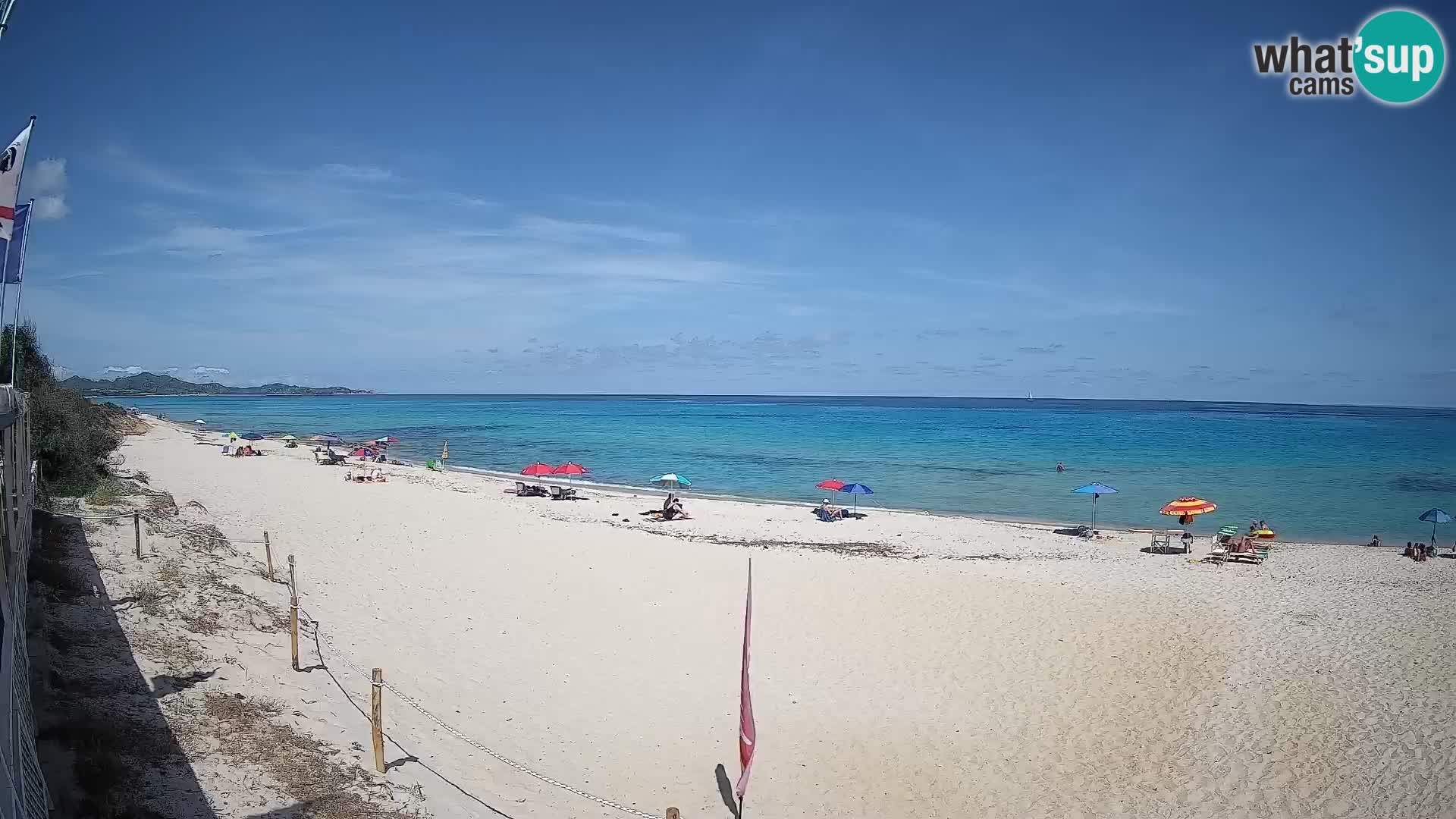 Spletna kamera Piscina Rei – Pogled v živo iz Costa Rei, Muravera
