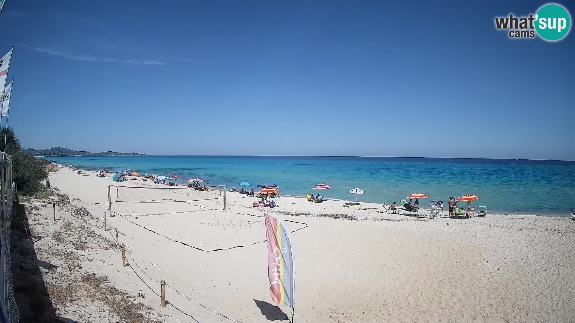 Spletna kamera Piscina Rei – Pogled v živo iz Costa Rei, Muravera
