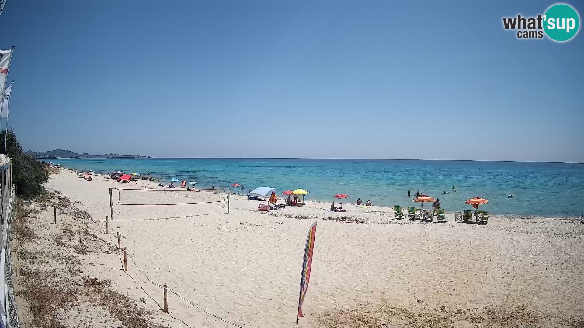 Web kamera Piscina Rei – Pogled uživo iz Costa Rei, Muravera