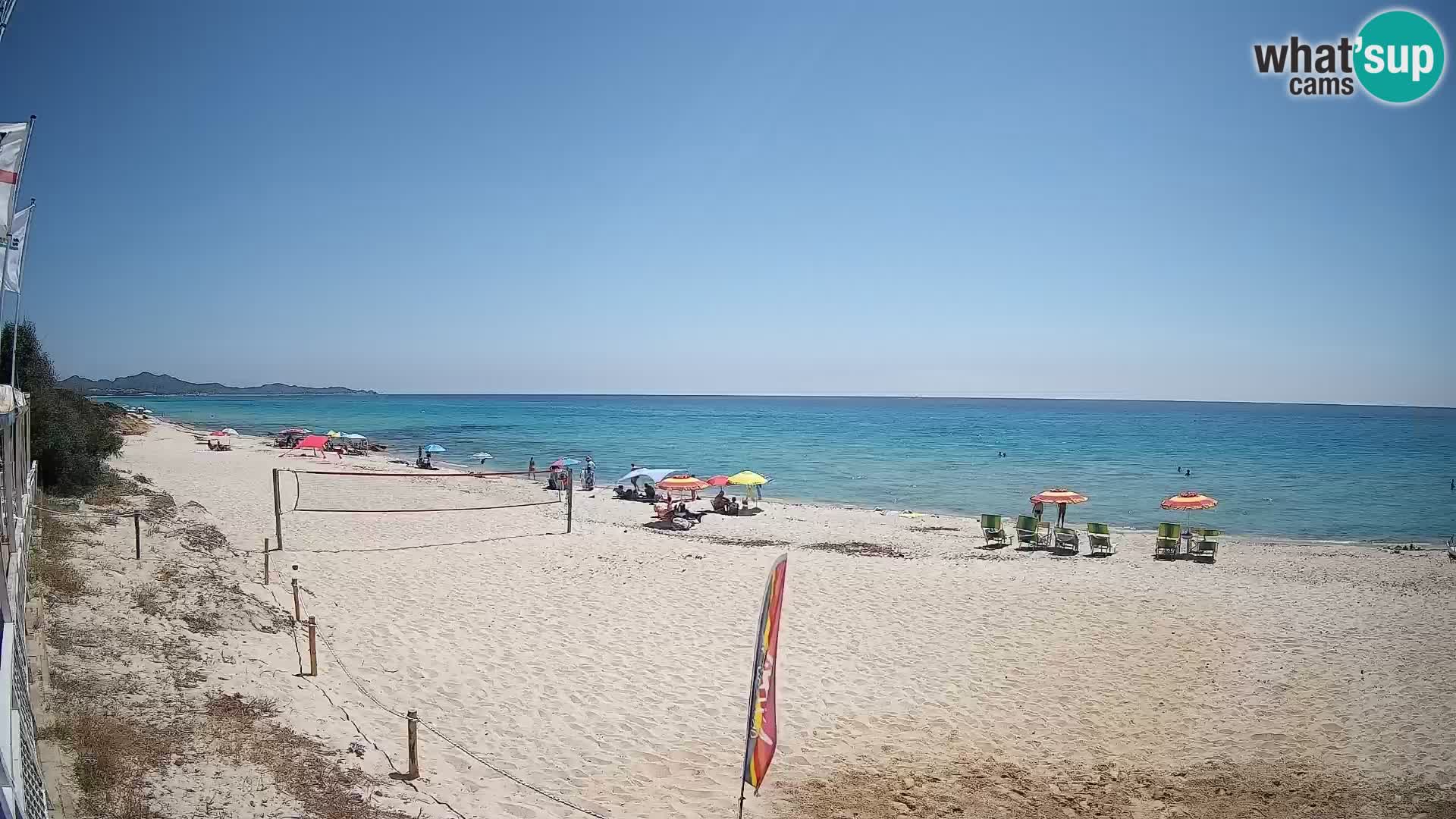 Webcam Piscina Rei – Vue en direct depuis Costa Rei, Muravera