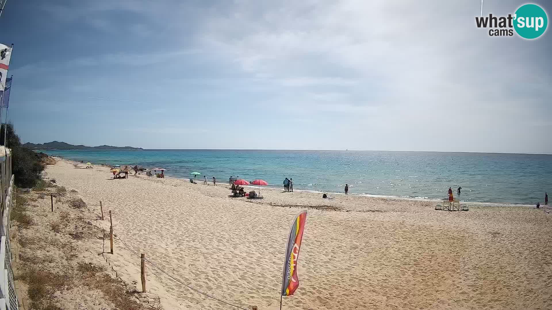Web kamera Piscina Rei – Pogled uživo iz Costa Rei, Muravera