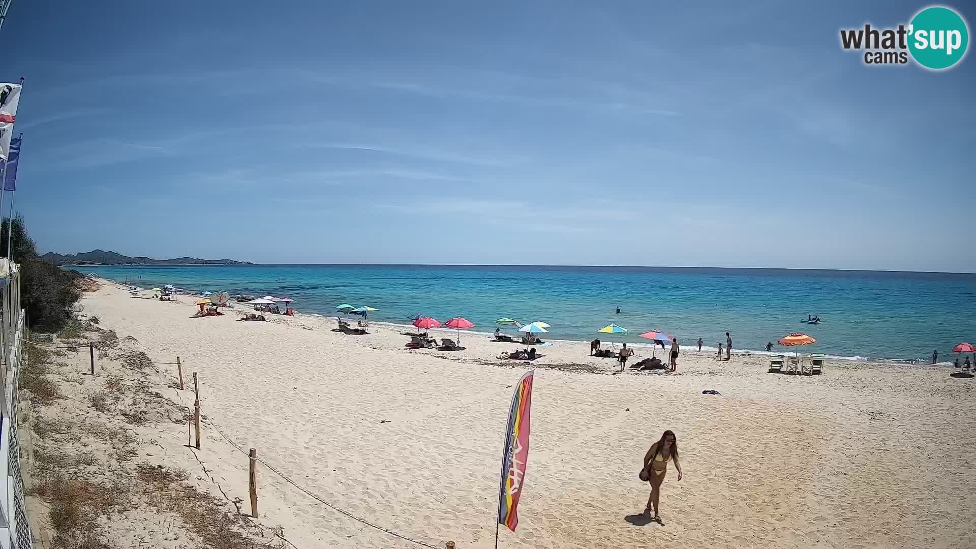 Web kamera Piscina Rei – Pogled uživo iz Costa Rei, Muravera