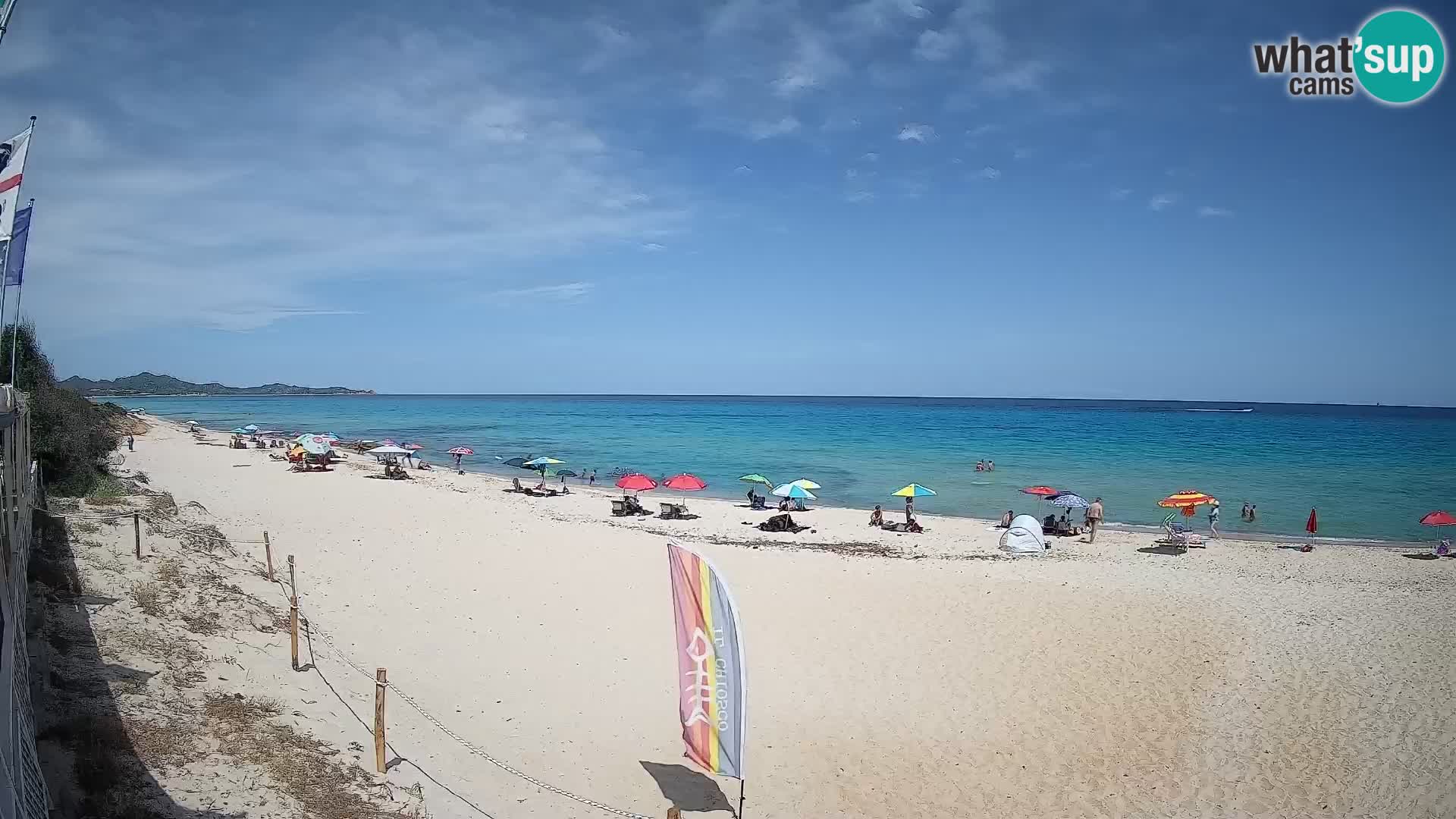 Webcam Piscina Rei – Vista en directo desde Costa Rei, Muravera